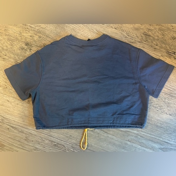 Nike Sportswear Icon Clash Short Sleeve Sweat Diffused Blue Women's Size Medium - Picture 3 of 5